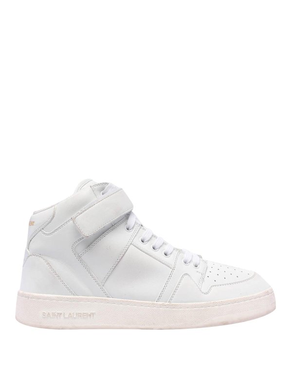 SAINT LAURENT: trainers - Lax Sneakers Delave Effect