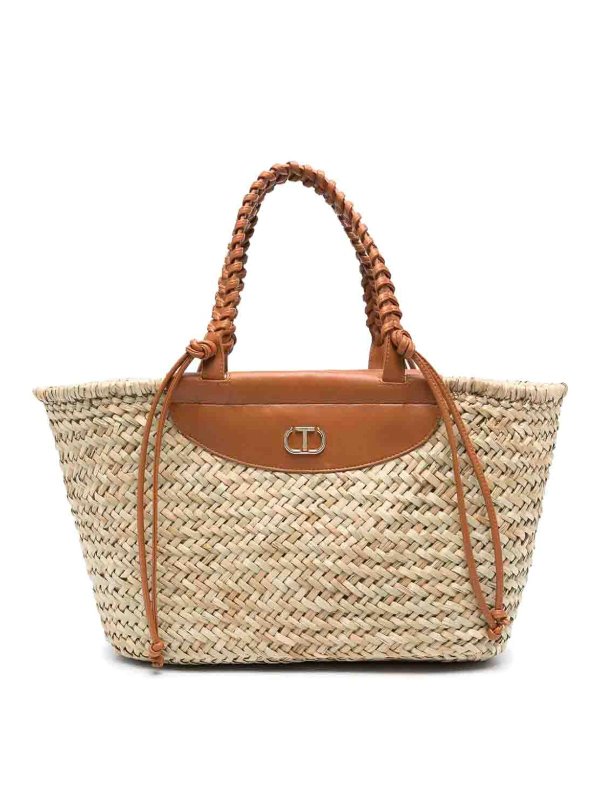 TWINSET: shopper - Borsa bicolore