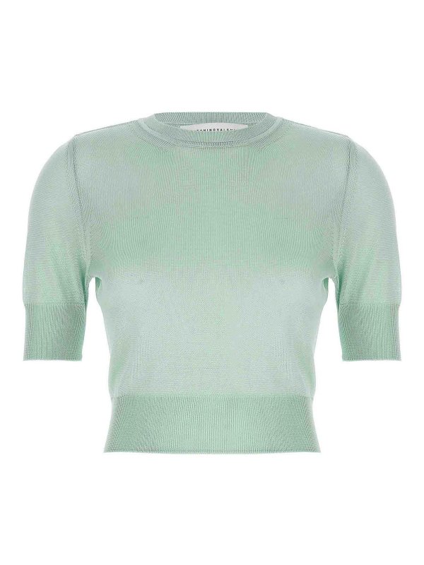 ANTONINO VALENTI: crew necks - Leonora Carrington Crop Sweater