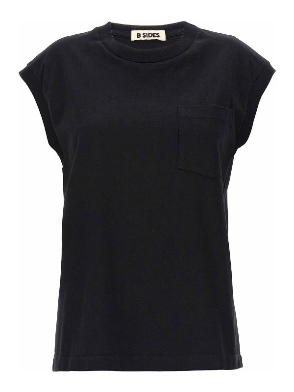 B SIDES JEANS: トップス＆タンクトップ - トップ/タンクトップ - 黒