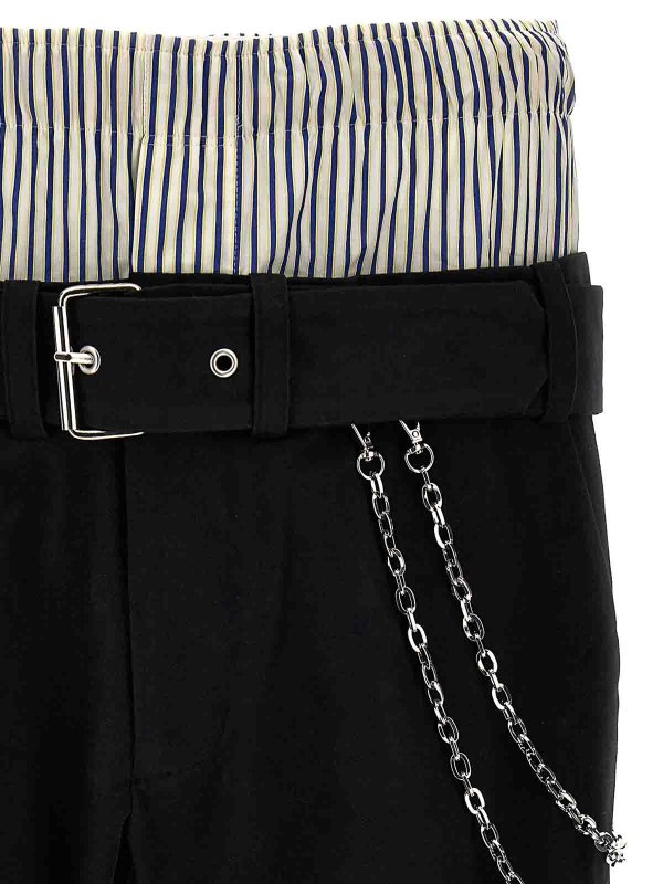 The Best Shops BLUEMARBLE: カジュアルトラウザー - ショートパンツ - 黒