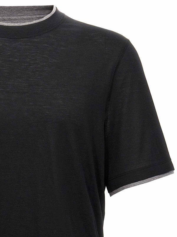 The Best Shops BRUNELLO CUCINELLI: Camisetas - Camiseta - Negro