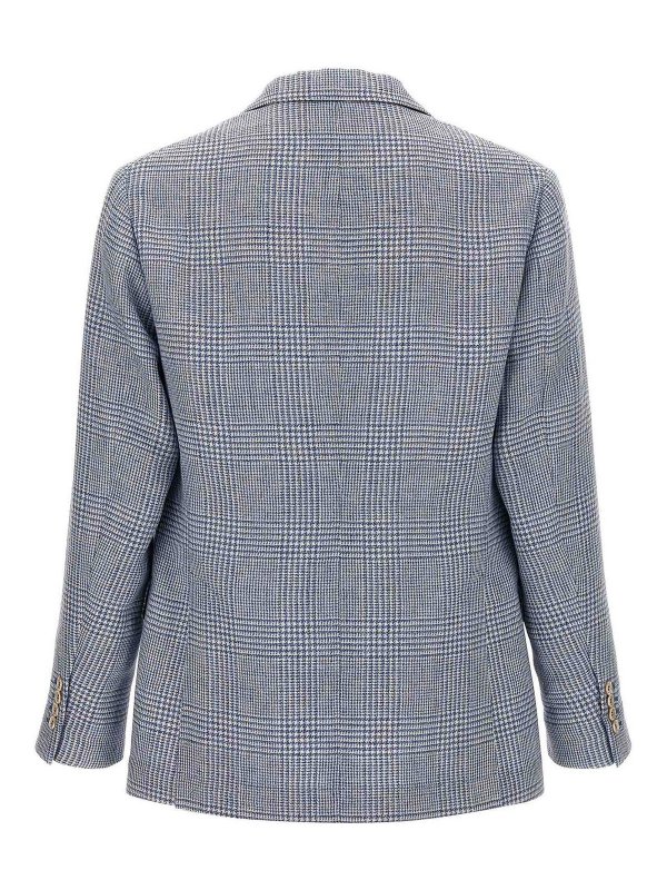 BRUNELLO CUCINELLI: blazers online - Houndstooth Blazer