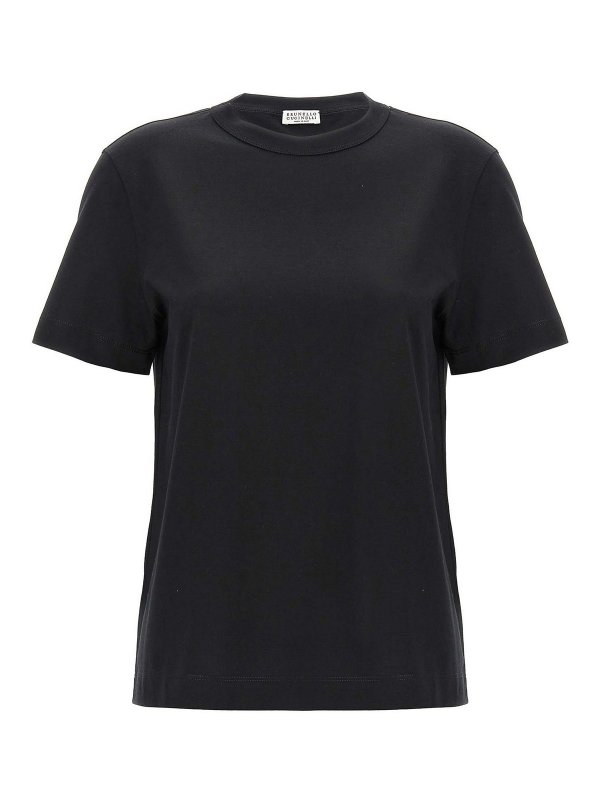BRUNELLO CUCINELLI: T-shirts - T-Shirt - Schwarz