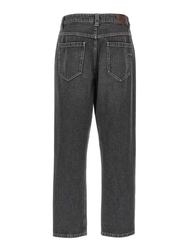 BRUNELLO CUCINELLI: ストレートジーンズ online - ストレートジーンズ - グレー