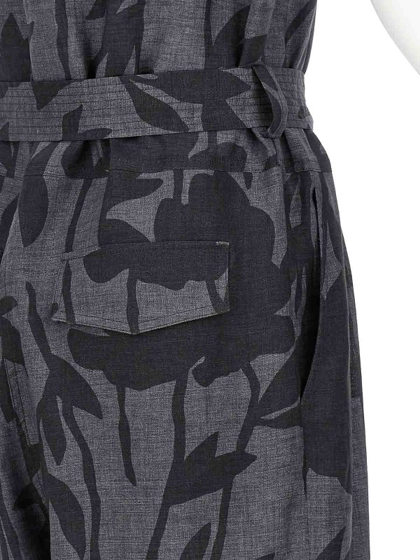 Jumpsuit - Grau shop online: BRUNELLO CUCINELLI