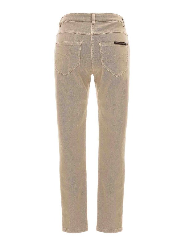 BRUNELLO CUCINELLI: straight leg jeans online - Garment-Dyed Jeans