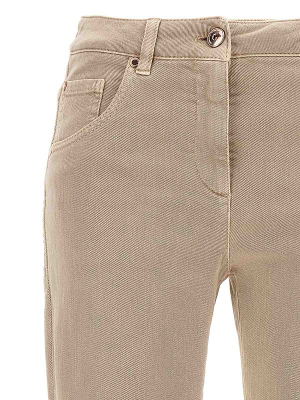 The Best Shops BRUNELLO CUCINELLI: straight leg jeans - Garment-Dyed Jeans