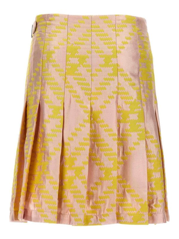 BURBERRY: ニーレングススカート＆ミディ丈 online - 膝丈/ミディスカート - マルチカラー