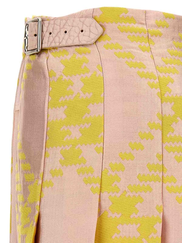 膝丈/ミディスカート - マルチカラー shop online: BURBERRY