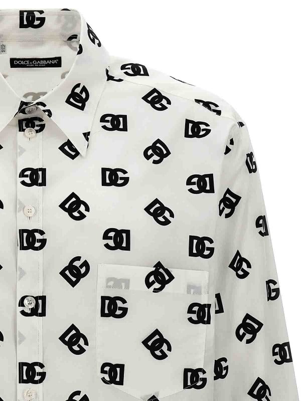 The Best Shops DOLCE & GABBANA: shirts - All Over Logo Shirt