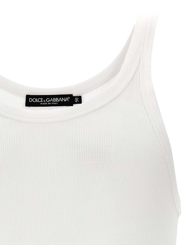 The Best Shops DOLCE & GABBANA: Tops und Tank Tops - Top - Weiß