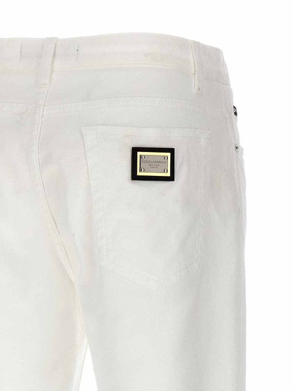 Plaque Jeans logo shop online: DOLCE & GABBANA