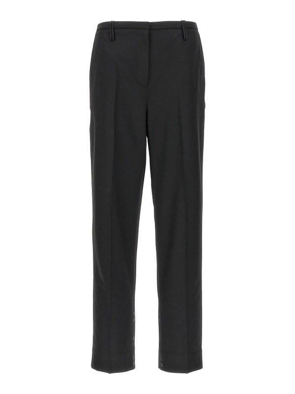 GANNI: テーラードトラウザー - ショートパンツ - 黒