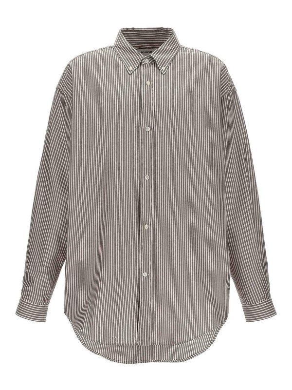 HED MAYNER: camicie - Camicia Oxford gessata