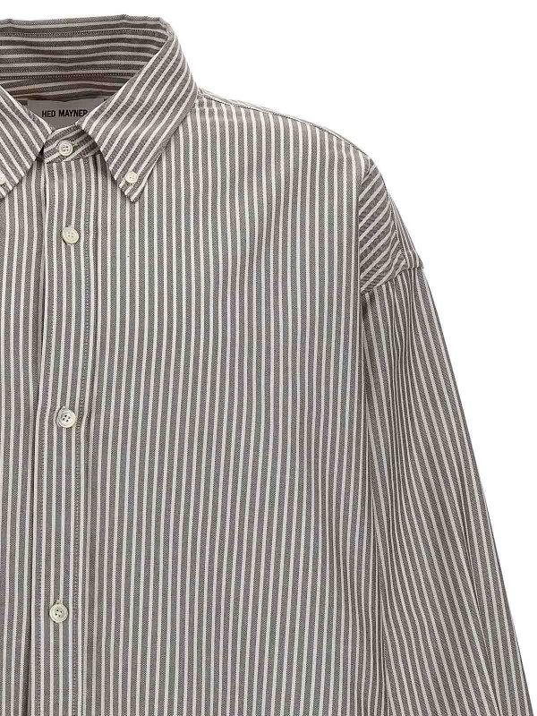 The Best Shops HED MAYNER: camicie - Camicia Oxford gessata