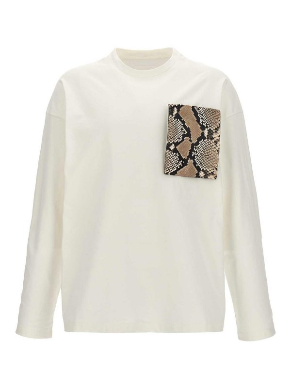 JIL SANDER: Camisetas - Camiseta - Phyton