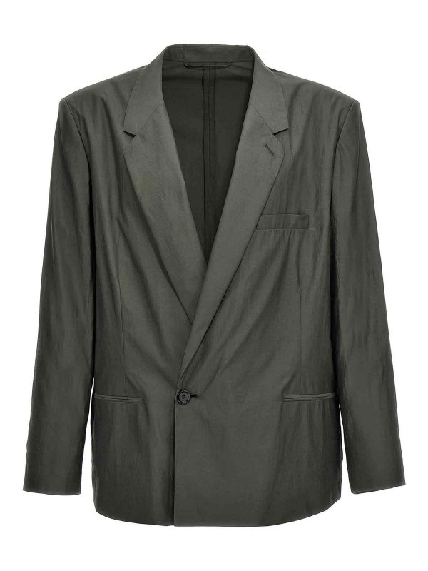LEMAIRE: casual jackets - Double-Breasted Jacket