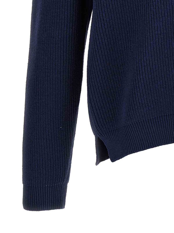 カーディガン - ブルー shop online: MAISON KITSUNÉ