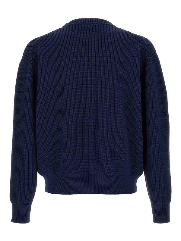 MAISON KITSUNÉ: crew necks online - Bold Fox Head Sweater