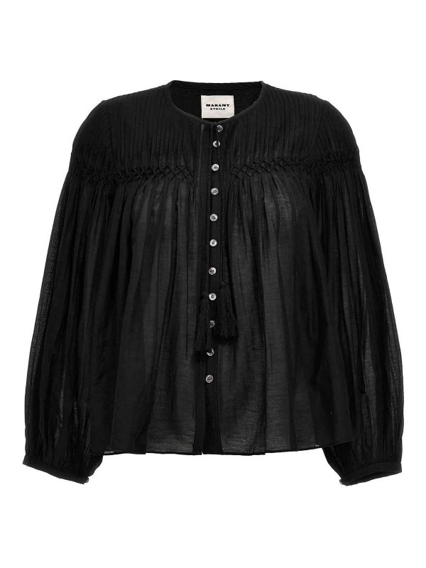 Isabel Marant Etoile: Camisas - Camisa - Negro