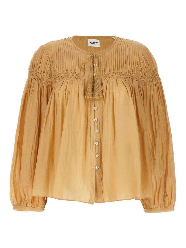 Isabel Marant Etoile: Hemden - Hemd - Beige