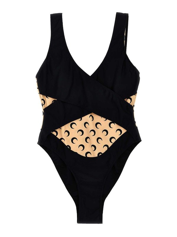 MARINE SERRE: one-piece - One-Piece Swimsuit