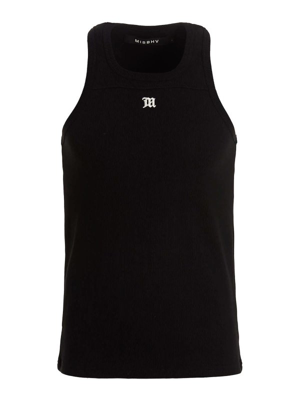 MISBHV: Tops & Tank tops - Logo Embroidery Tank Top