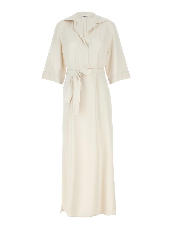 P.A.R.O.S.H.: Vestidos largos - Vestido Largo - Blanco