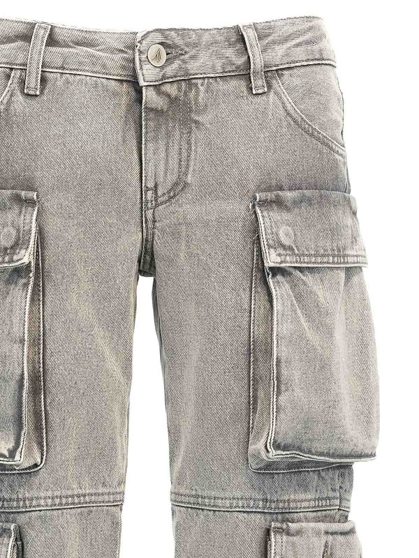 The Best Shops The Attico: Bootcut - Bootcut Jeans - Grau