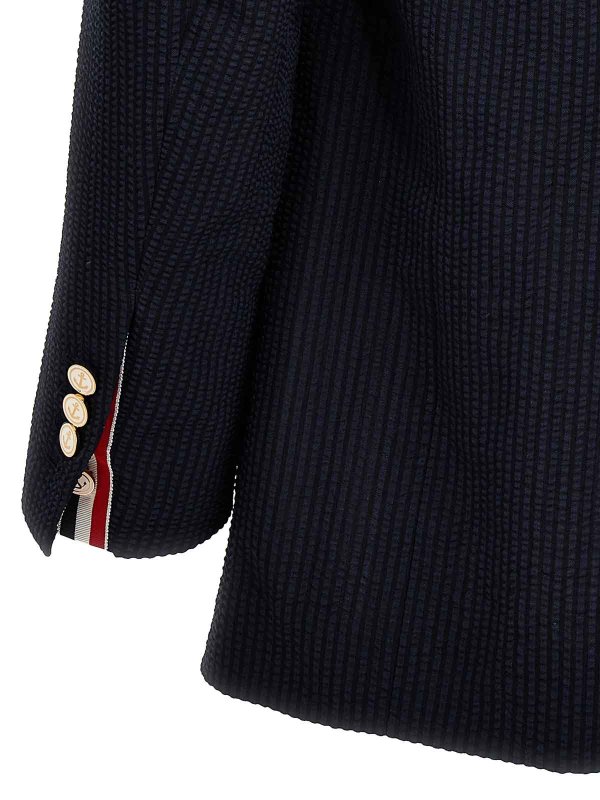 Blazer - Bleu shop online: THOM BROWNE