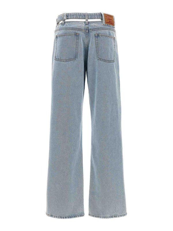 Y/PROJECT: bootcut jeans online - Belted jeans