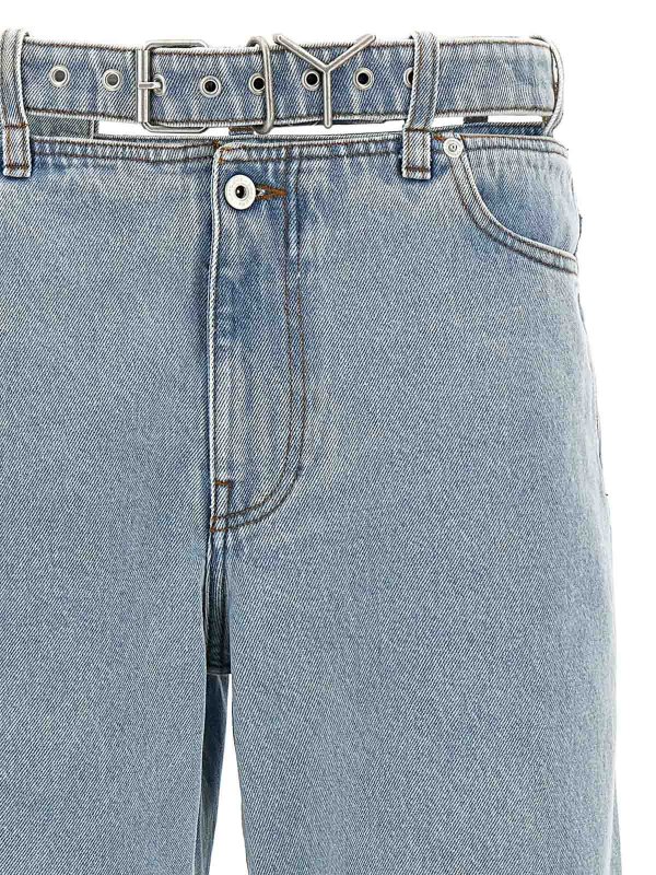 The Best Shops Y/PROJECT: bootcut jeans - Belted jeans