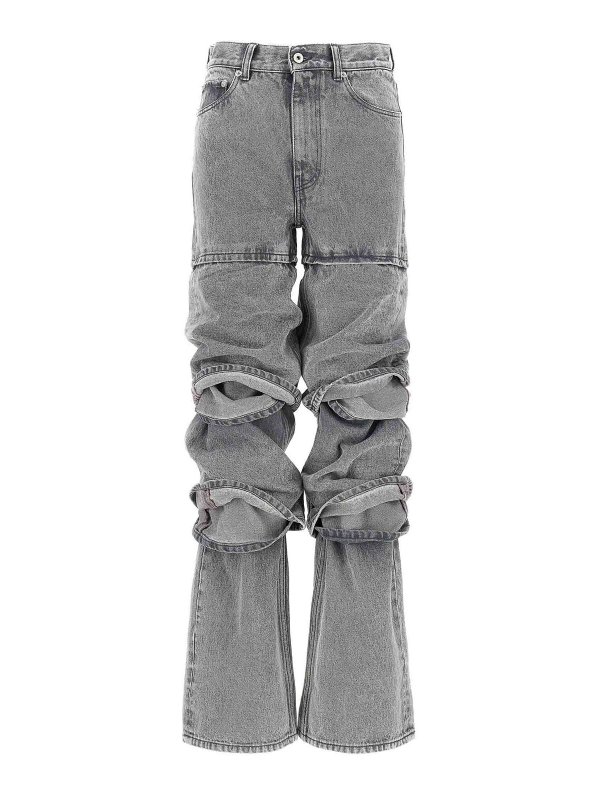 Y/PROJECT: Jeans boot-cut - Jeans Boot-Cut - Gris