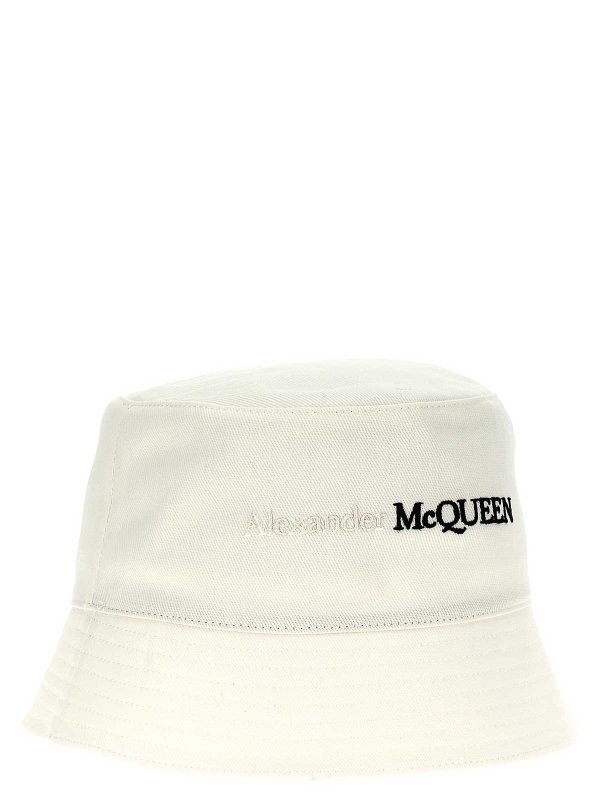 ALEXANDER MCQUEEN: hats & caps online - Logo Bucket Hat