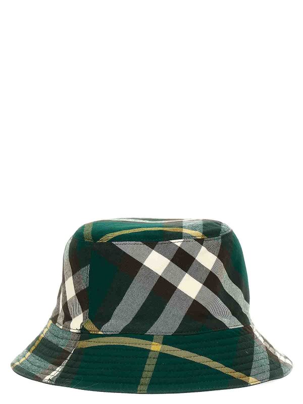 BURBERRY: hats & caps online - Reversible Bucket Hat