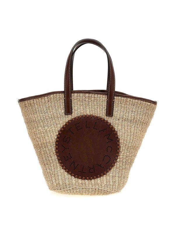 STELLA McCARTNEY: totes bags - Abaca basket handbag