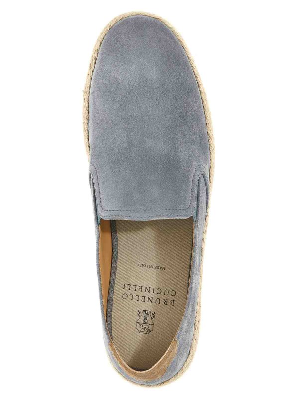 Suede Espadrilles shop online: BRUNELLO CUCINELLI