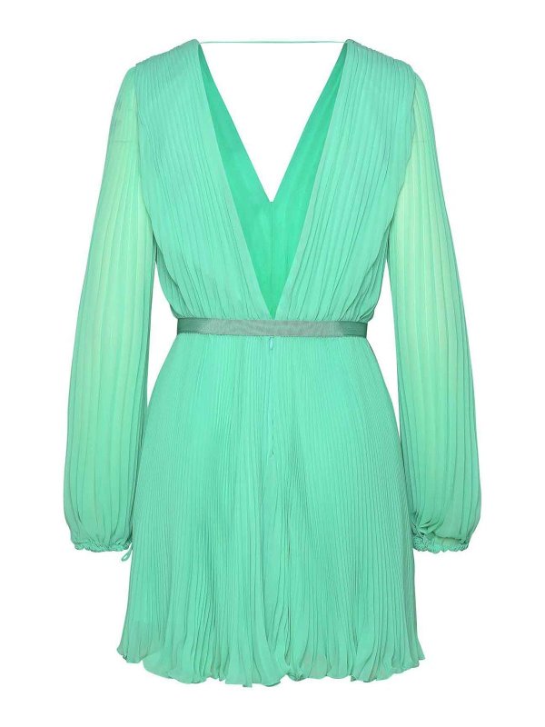 Max Mara: knee length dresses online - Visita Green Polyester Dress