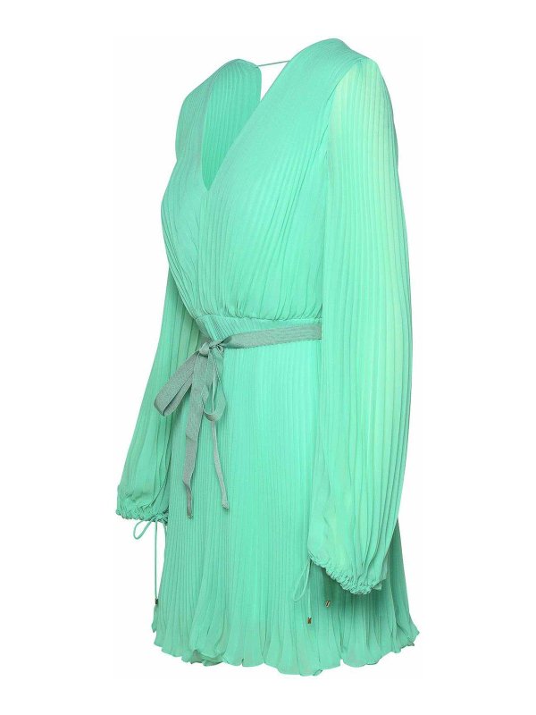 The Best Shops Max Mara: knee length dresses - Visita Green Polyester Dress