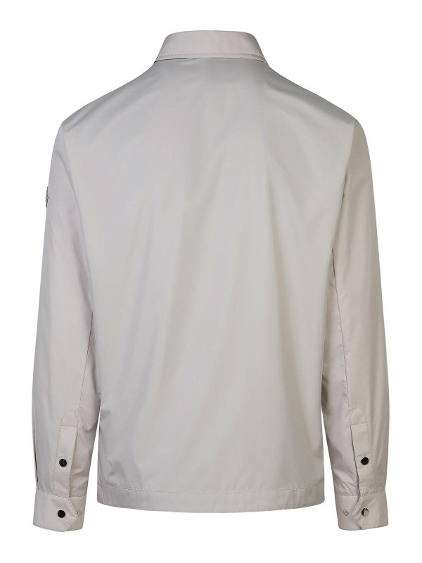 MONCLER: casual jackets online - Piz Ivory Polyester Jacket