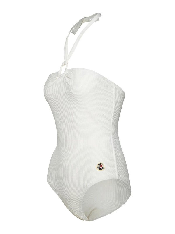 The Best Shops MONCLER: Maillots une pièce  - Maillot De Bain - Blanc