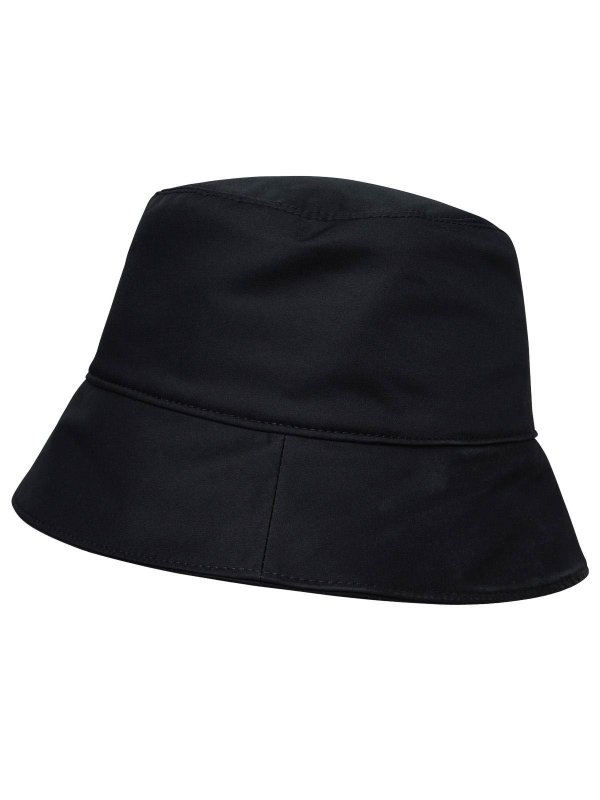 OFF-WHITE: hats & caps online - Black Polyester Hat