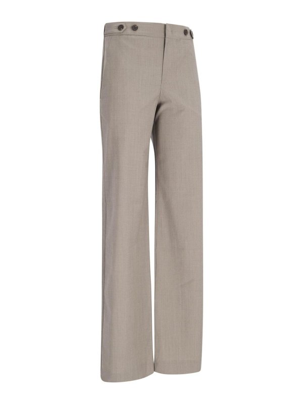 The Best Shops EUDON CHOI: カジュアルトラウザー - カジュアルパンツ - ベージュ