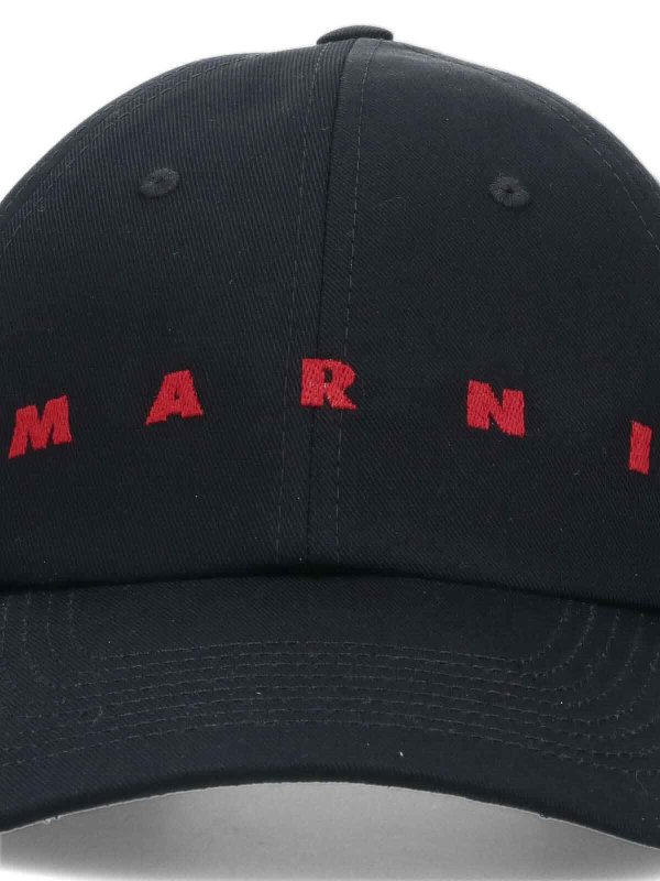 The Best Shops Marni: cappelli - Cappello Baseball Logo