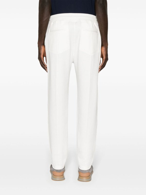 The Best Shops BRUNELLO CUCINELLI: スウェットパンツ - トラックスーツ ボトムス - 白