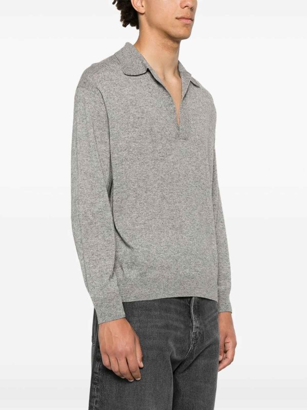 AURALEE: polo online - Polo in misto seta