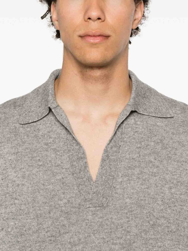 AURALEE buy online Polo in misto seta