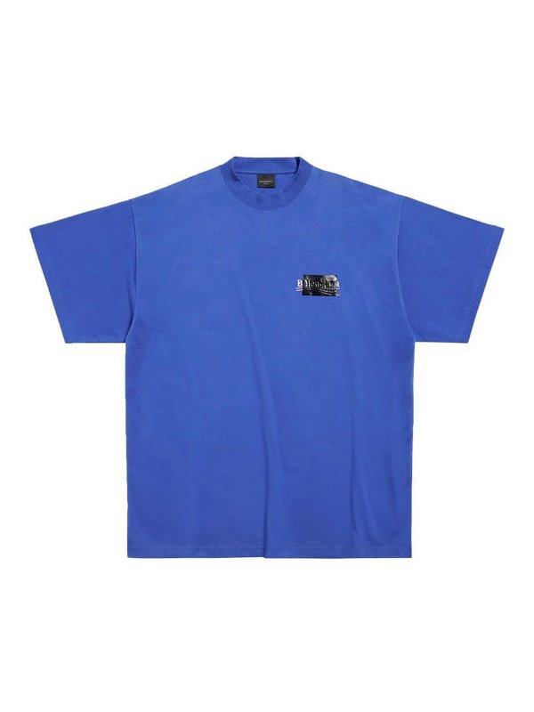 BALENCIAGA: t-shirts - Oversized cotton T-Shirt