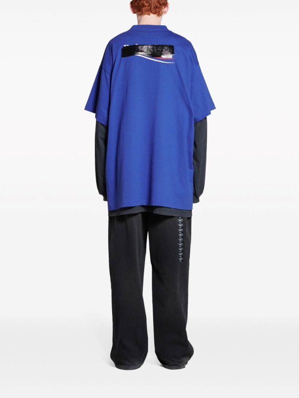 Oversized cotton T-Shirt shop online: BALENCIAGA